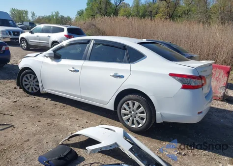 2015 Nissan Sentra Sv из США, поврежденный, VIN 3N1AB7AP9FY319675